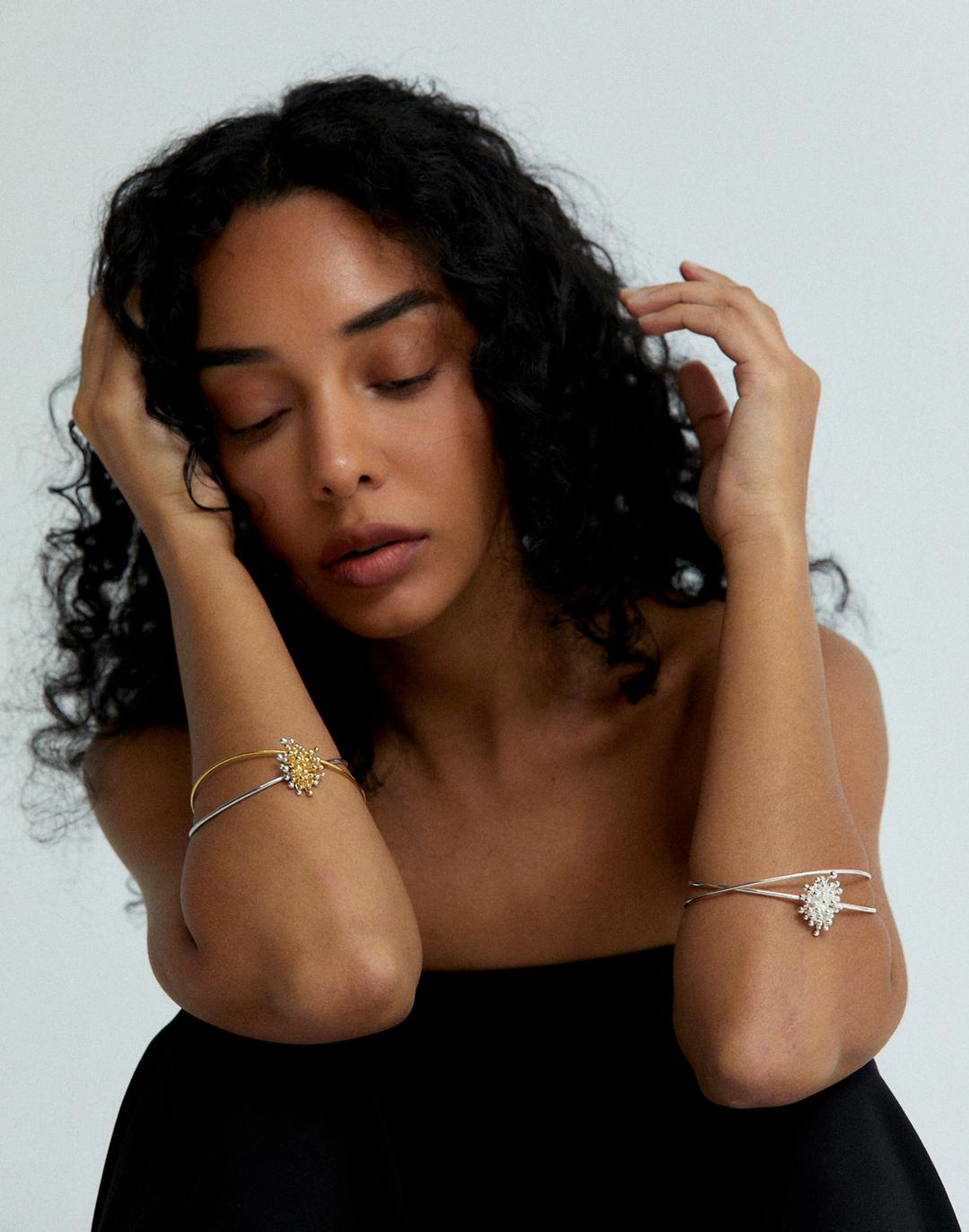 Bold Merra Bracelet. Silver