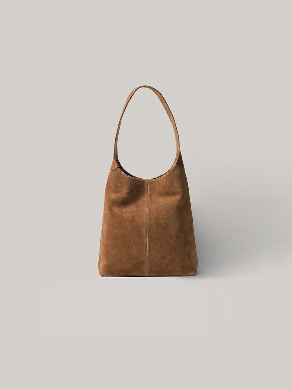 Suede Shoulder Bag (camel)