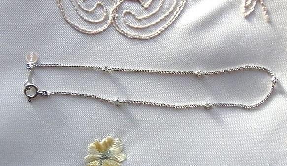 プラチナ天然ダイヤモンド5石ブレスレット