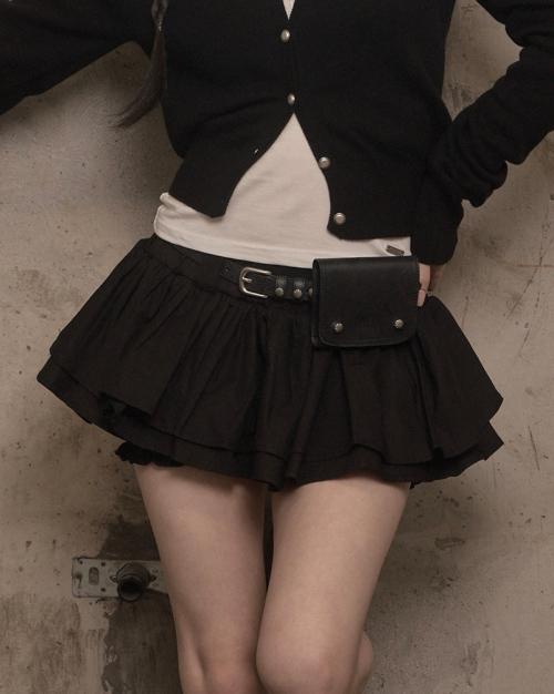 Cancan Skirt Pants (black)