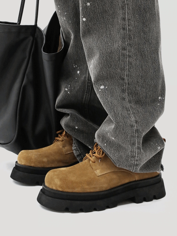 Liyts Suede Derby Shoes