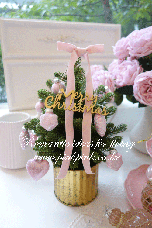 슈가핑크 크리스마스 트리