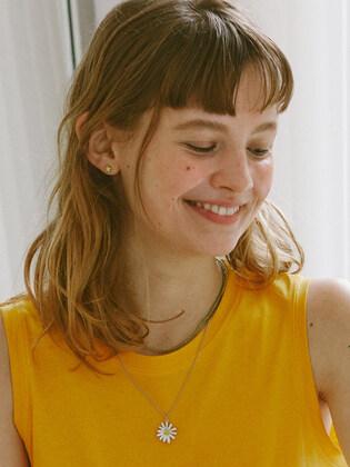 Vintage Daisy Necklace_2Color