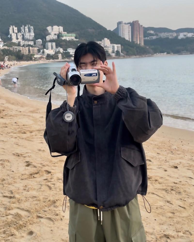 Wyatt jacket 와이엇 데님 자켓 루즈핏 워싱 청자켓 핀턱 스트링