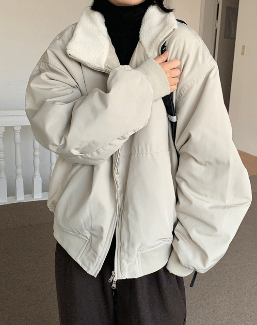 [unisex] 홀린 투웨이 양털 점퍼 (3color)