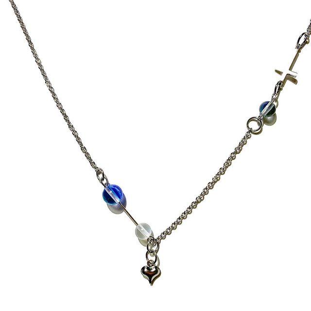 [아스트로 문빈/세븐틴 승관 착용] Goodbye daydreams / 써지컬 심플 원석 목걸이