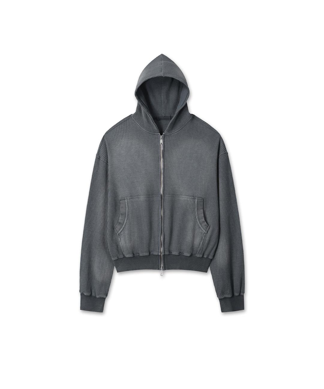 Archive Waffle Hood Zip-Up