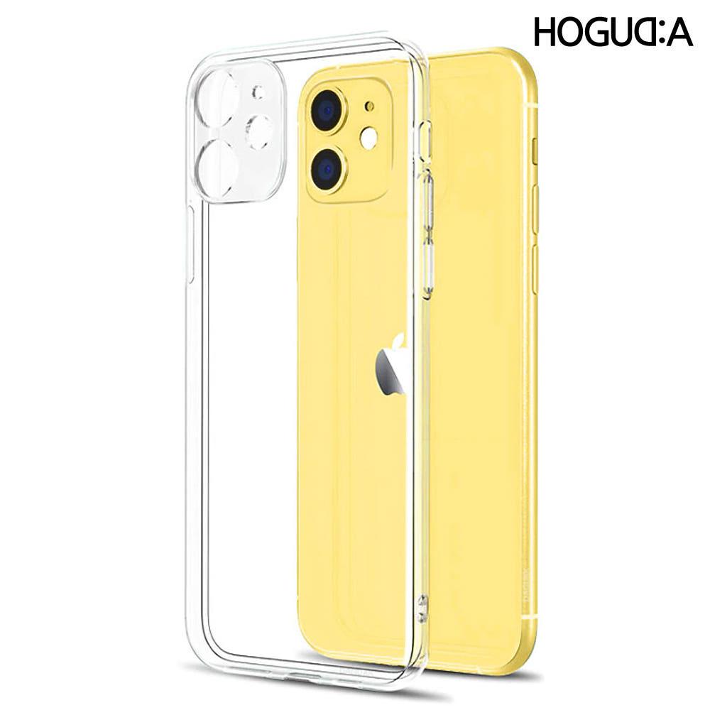 생폰 슬림 하드 렌즈풀커버 변색없는 케이스 투명, 아이폰11