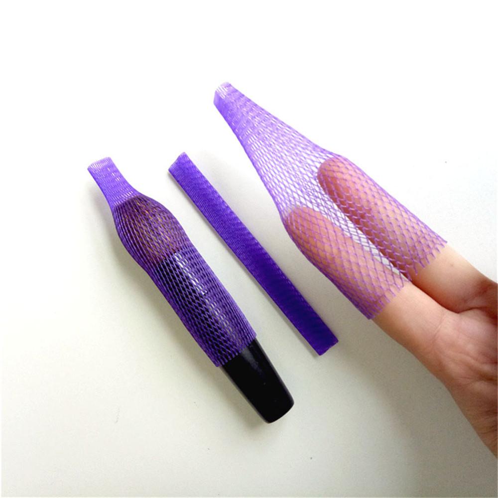 12cm 그물망 브러쉬커버 5개입 손상방지 메이크업 브러쉬 헤어 보호 메쉬 덮개