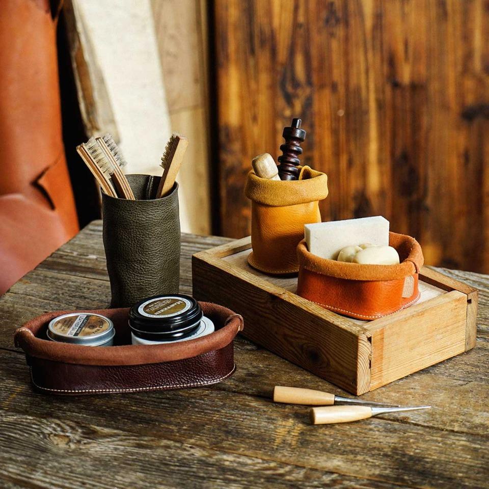 5613 롤업 트레이Roll-up Leather Tray