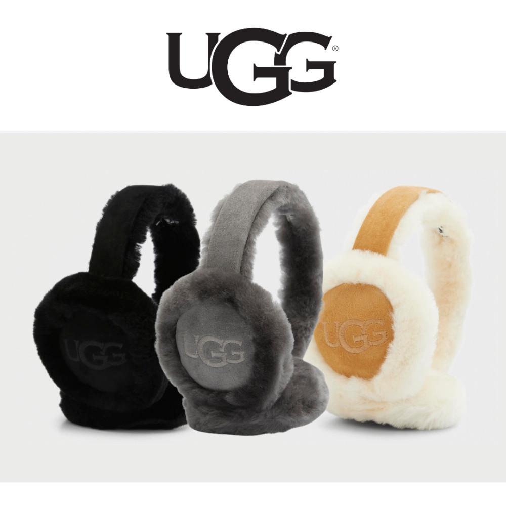 어그 미국 시어링 양털 로고 자수 이어머프 방한 귀마개