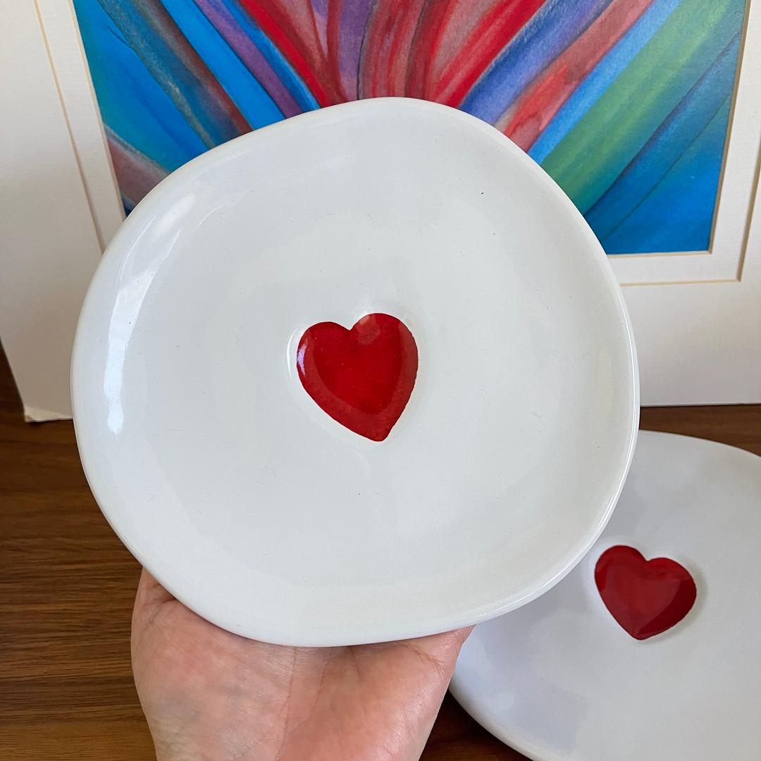 [윌리암 소노마] Heart 액센트 플레이트 6.5인치