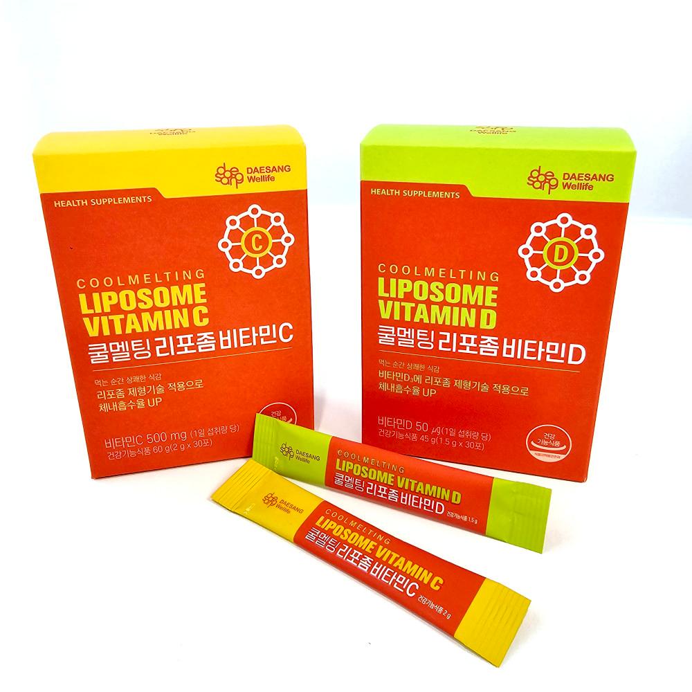 [대상웰라이프] 쿨멜팅 리포좀 비타민 C&D