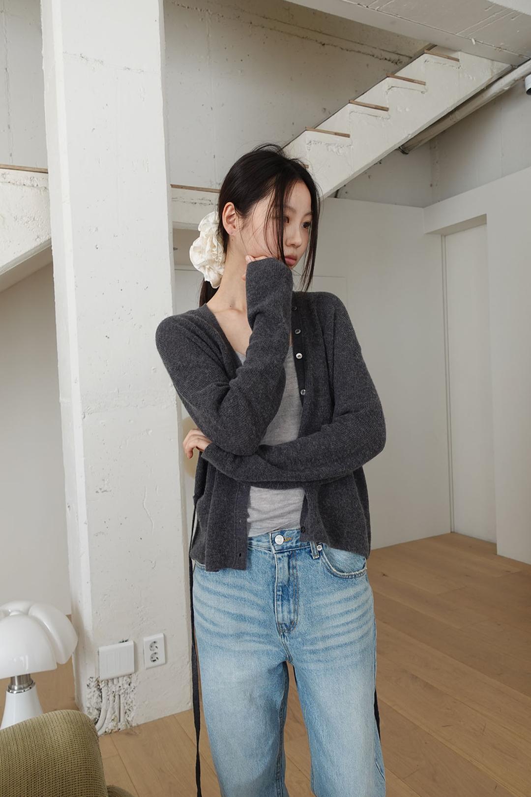 Oblique cardigan (3C)