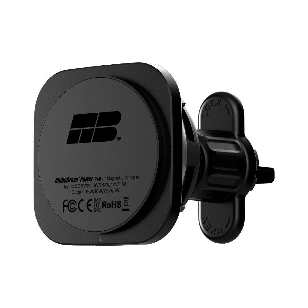 알파브라보 펠티어 냉각 맥세이프 차량용 고속무선 충전 거치대
