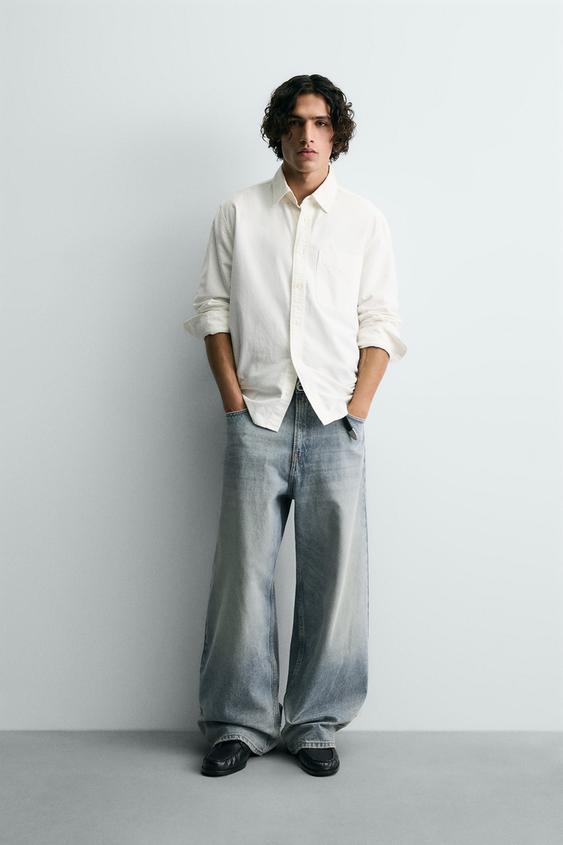 RIPPED BAGGY FIT JEANS