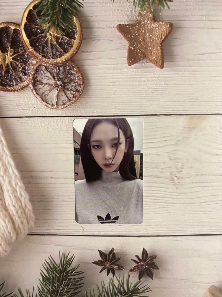 에스파 스파이시 타블로이드 버전 포카 aespa 카리나 Spicy Tabloid버전 포토카드