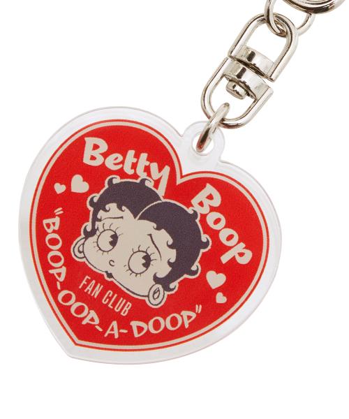 베티붑 팬클럽 하트 아크릴 키링 레드
