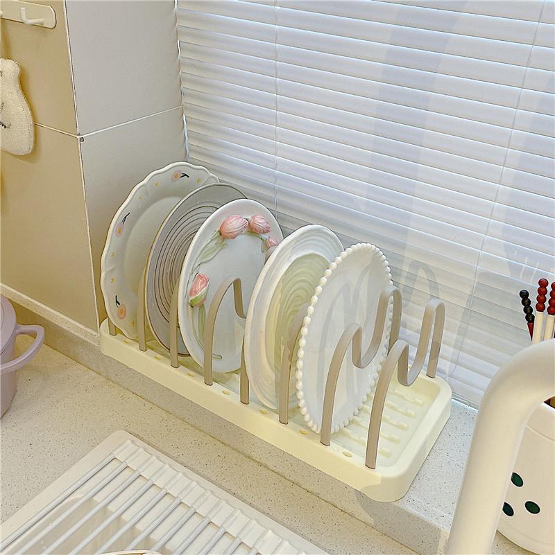 간격조절 식기 접시정리대 접시렉