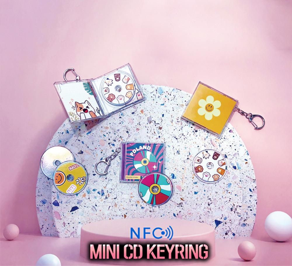 [주문제작_소량]미니 CD키링 NFC ver.