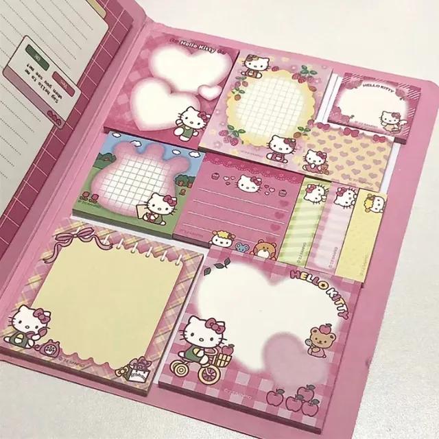 당일출고]산리오 포스트잇[메모장]😻{헬로키티,시나모롤,쿠로미,폼폼푸린}