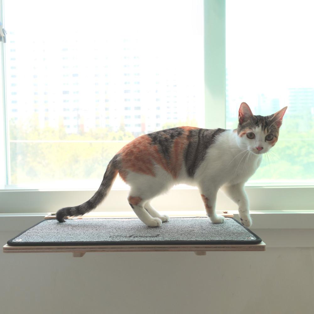 핑크팡크 냥만뷰 캣타워 창문 창틀 캣스텝