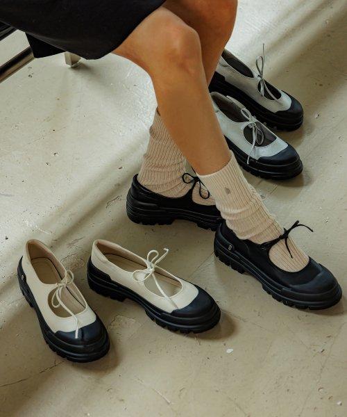 젬마 리본 플랫폼 스니커즈 [n5232]_3color