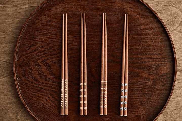 L 봄봄 젓가락 4인세트 컬러믹스