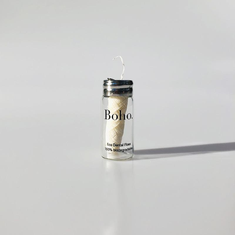 [보호] 천연 실크 유리병 치실