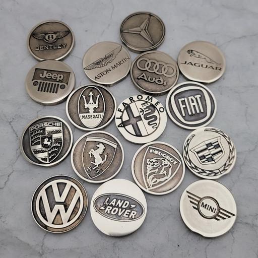 방짜유기 자동차로고 골프 볼마커 3rd 주문제작