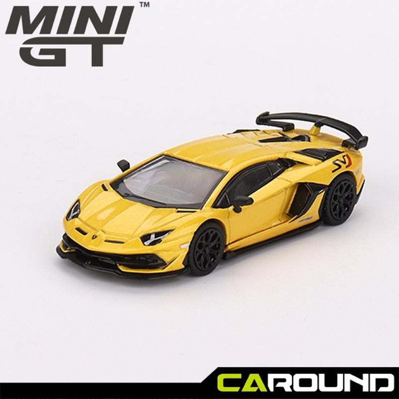 미니지티(563) 1:64 람보르기니 아벤타도르 SVJ - Giallo Orion
