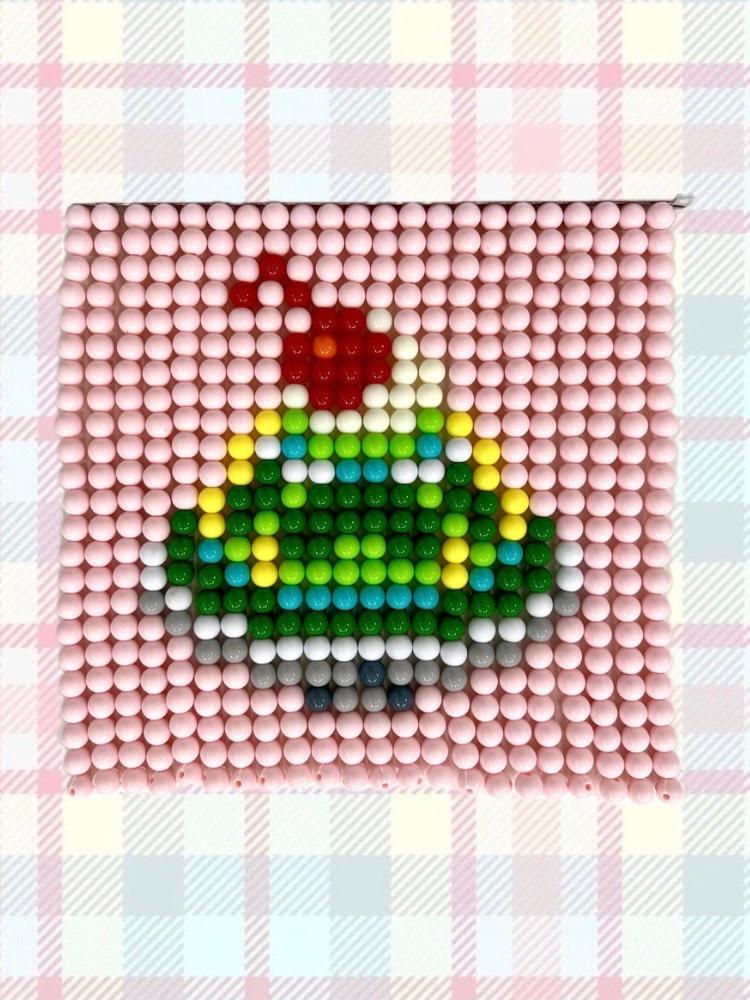 오모크 그린 젤리 푸딩 비즈발