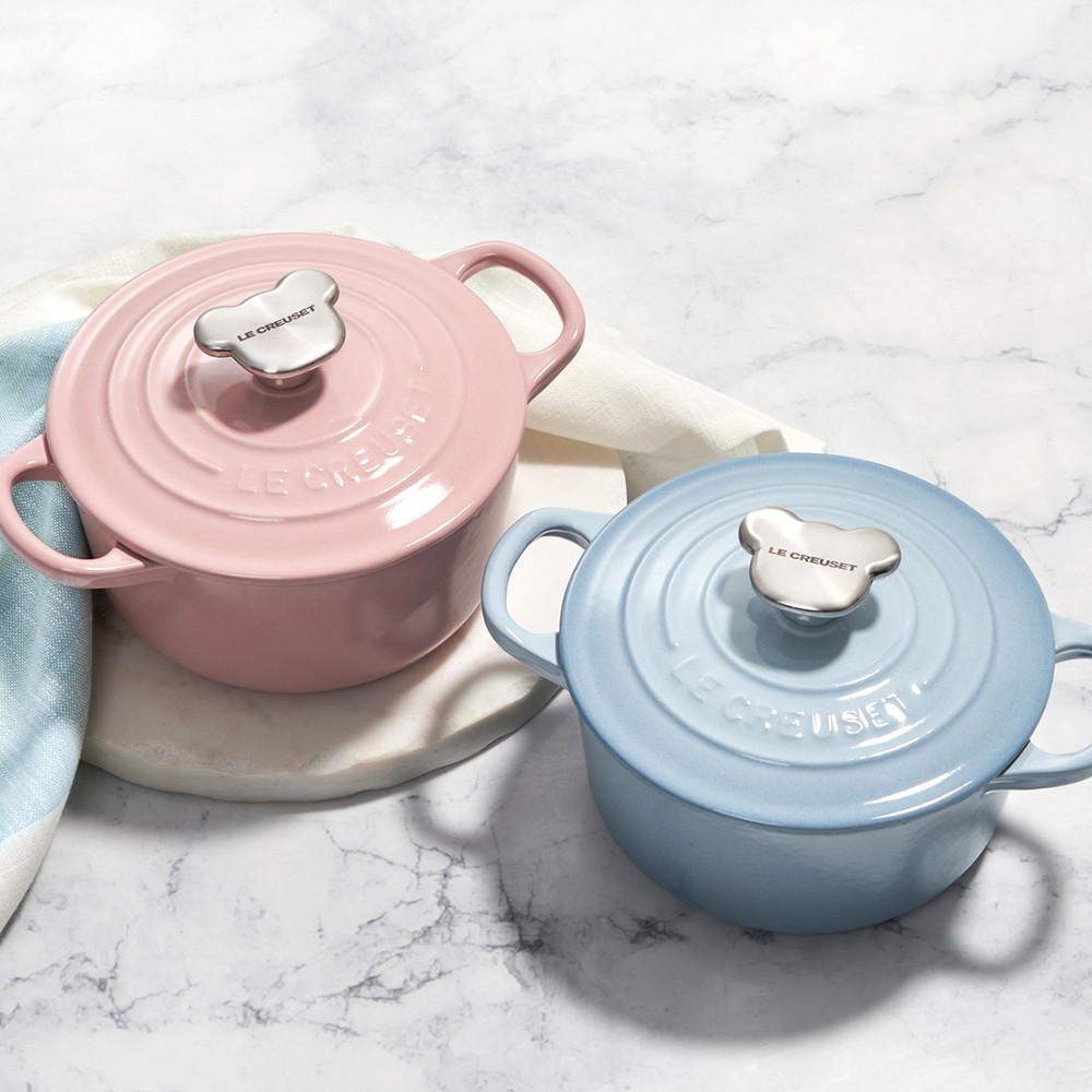 르크루제 곰돌이 원형냄비 14cm (쉬폰핑크/코스탈)