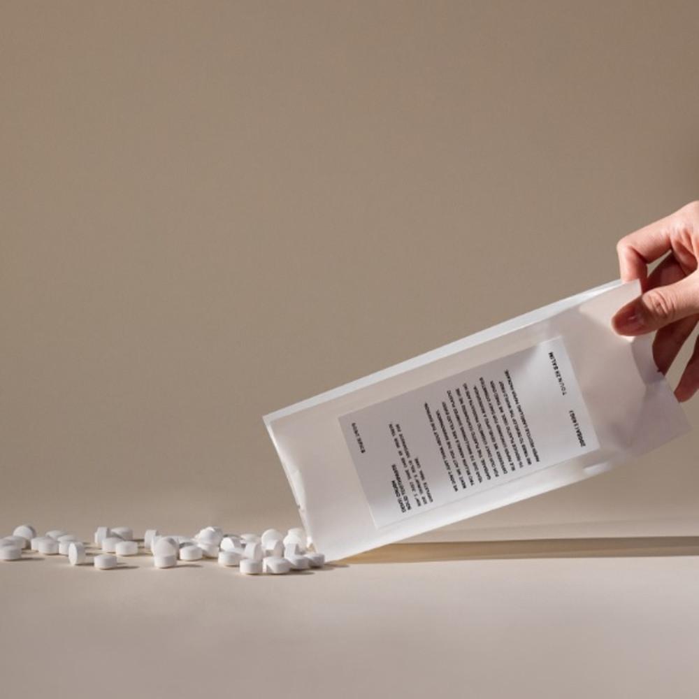 톤28 고체치약 대용량 200정(리필용) 천연 멘톨 씹는치약 제로웨이스트