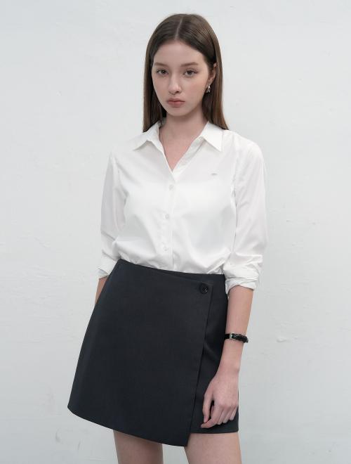 링클프리 리벳 셔츠 [WHITE] / WBE1L03507