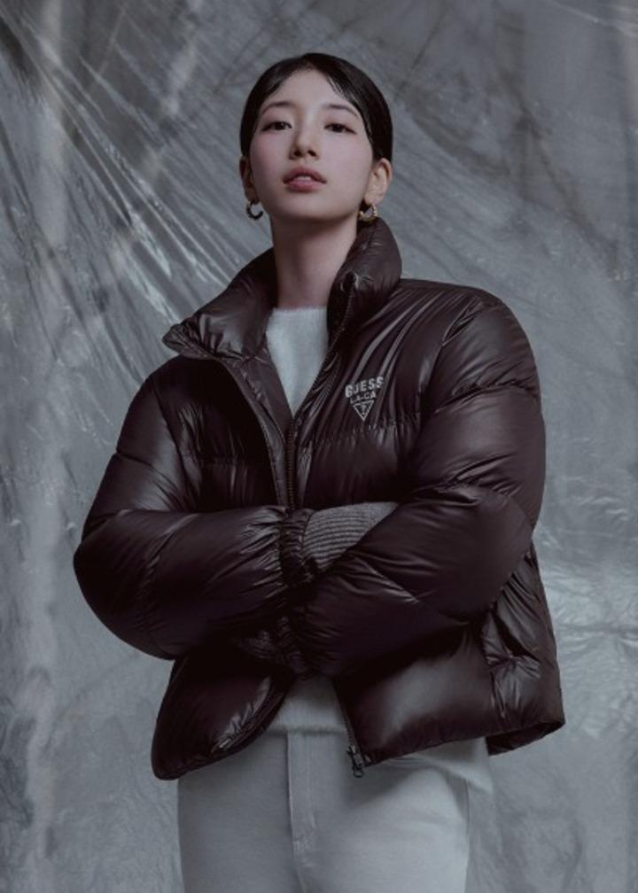 남녀공용 베이직  푸퍼_BROWN | 게스코리아