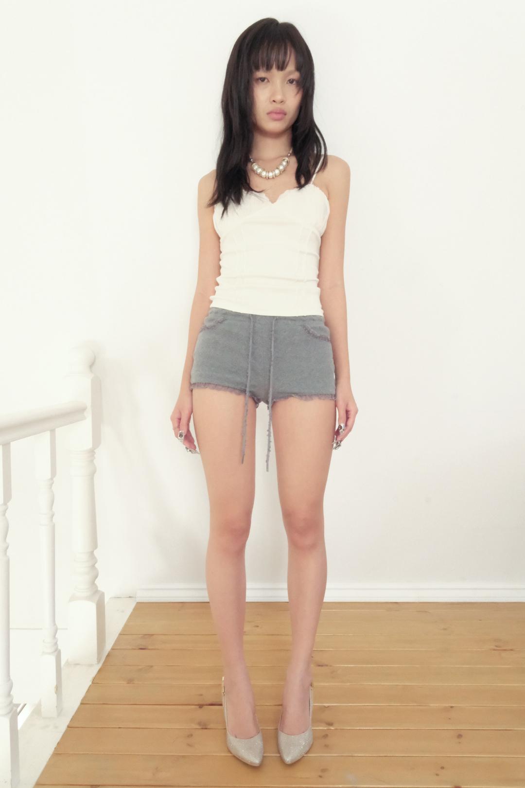 Pudding Lace Shorts *Melange Gray