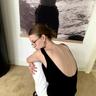 LONSLAN Big U-neck exposed back comfortable lazy street vest