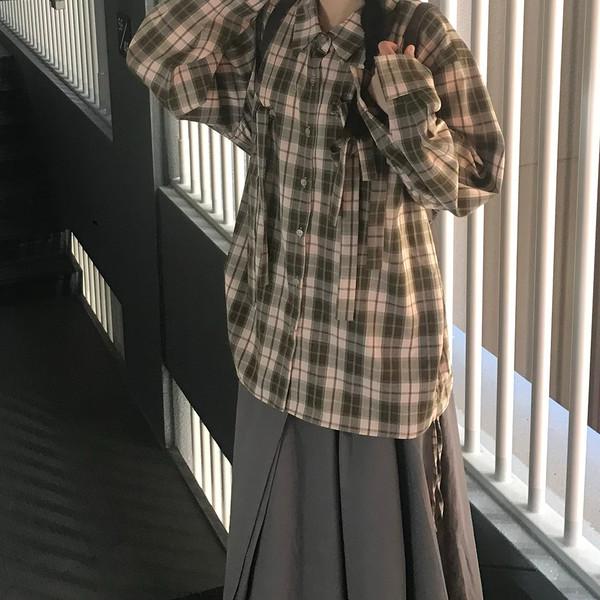 호테 체크 셔츠 ( hotte chexk shirts )