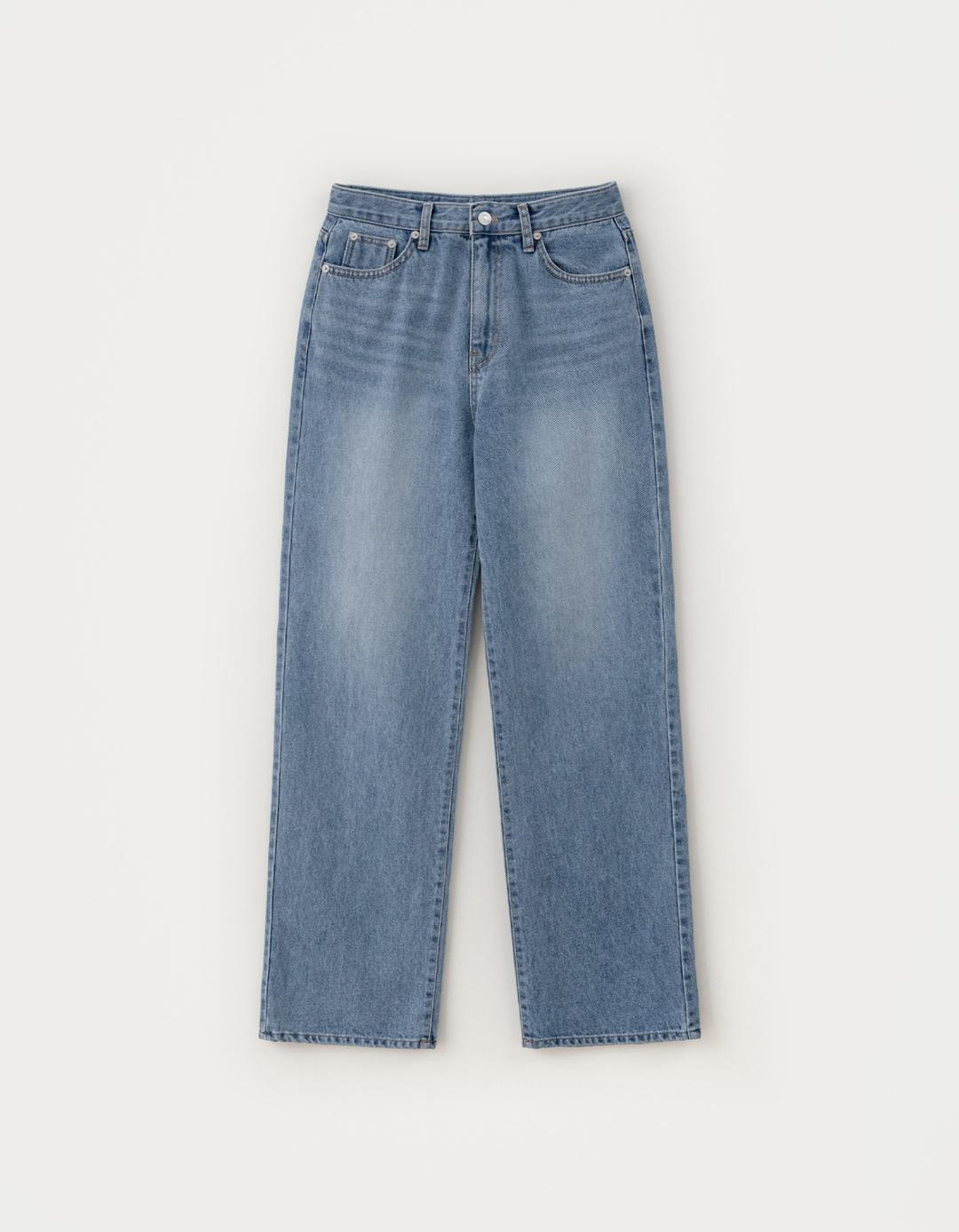 [Release] 12.24 출고 Matis Wide Denim Pants - Middle Blue