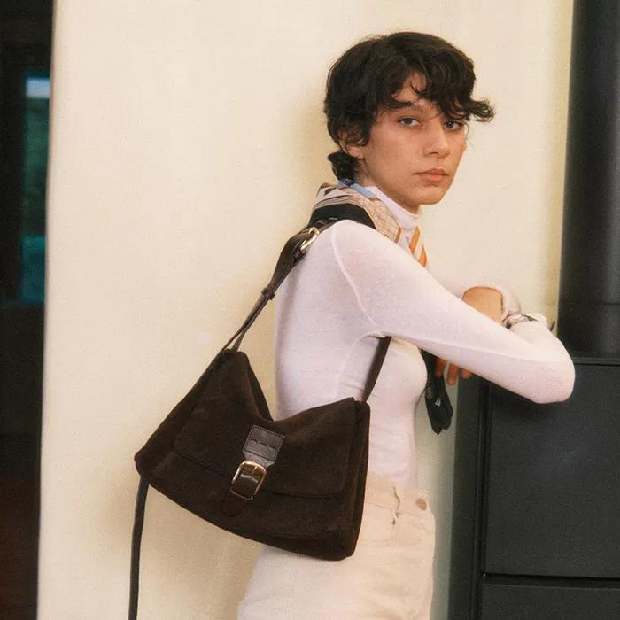 Mamas Bag (Suede Ver) Dark Brown