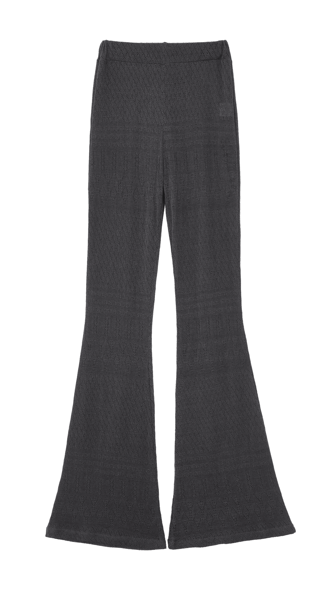 Eyelet boot-cut pants_charcoal(6/12)