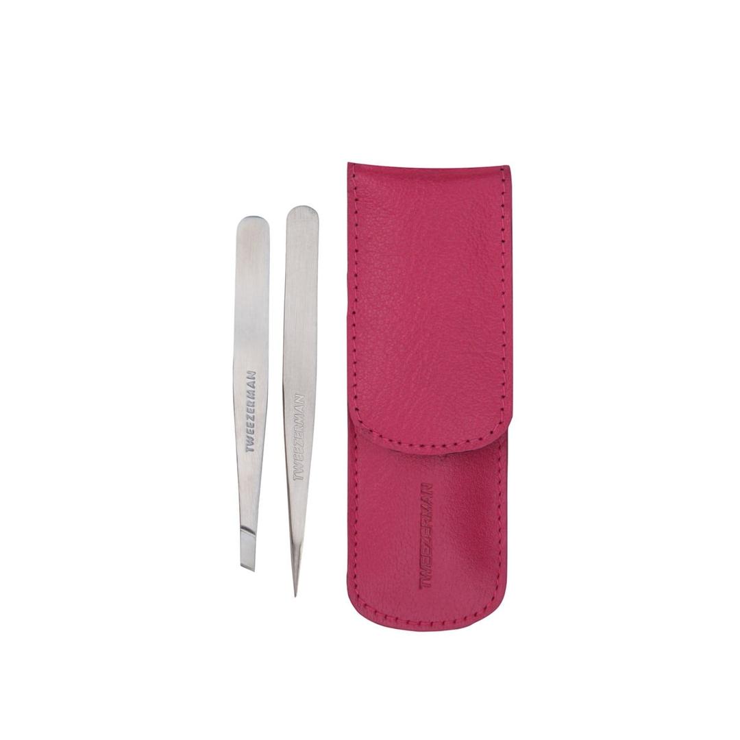 Tweezerman Petite Tweeze Pink Case Set