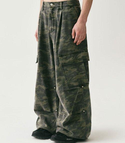 Side Big Cargo Pants CAMO
