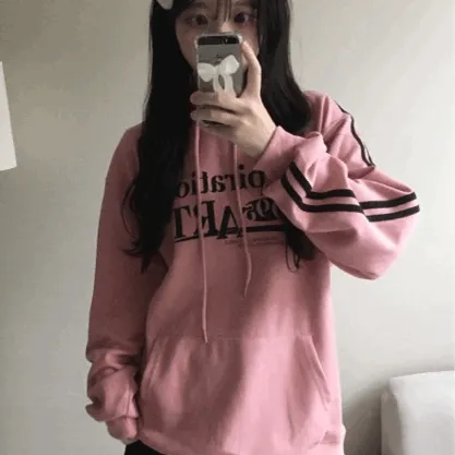 [오버핏!/빈티지] 아트 레터링 프린팅 후드티 (3color)