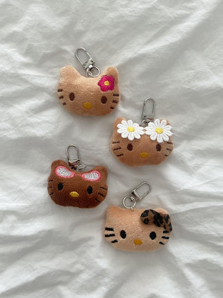 [젬마풀] 미니 태닝 키티 키링 (4type)