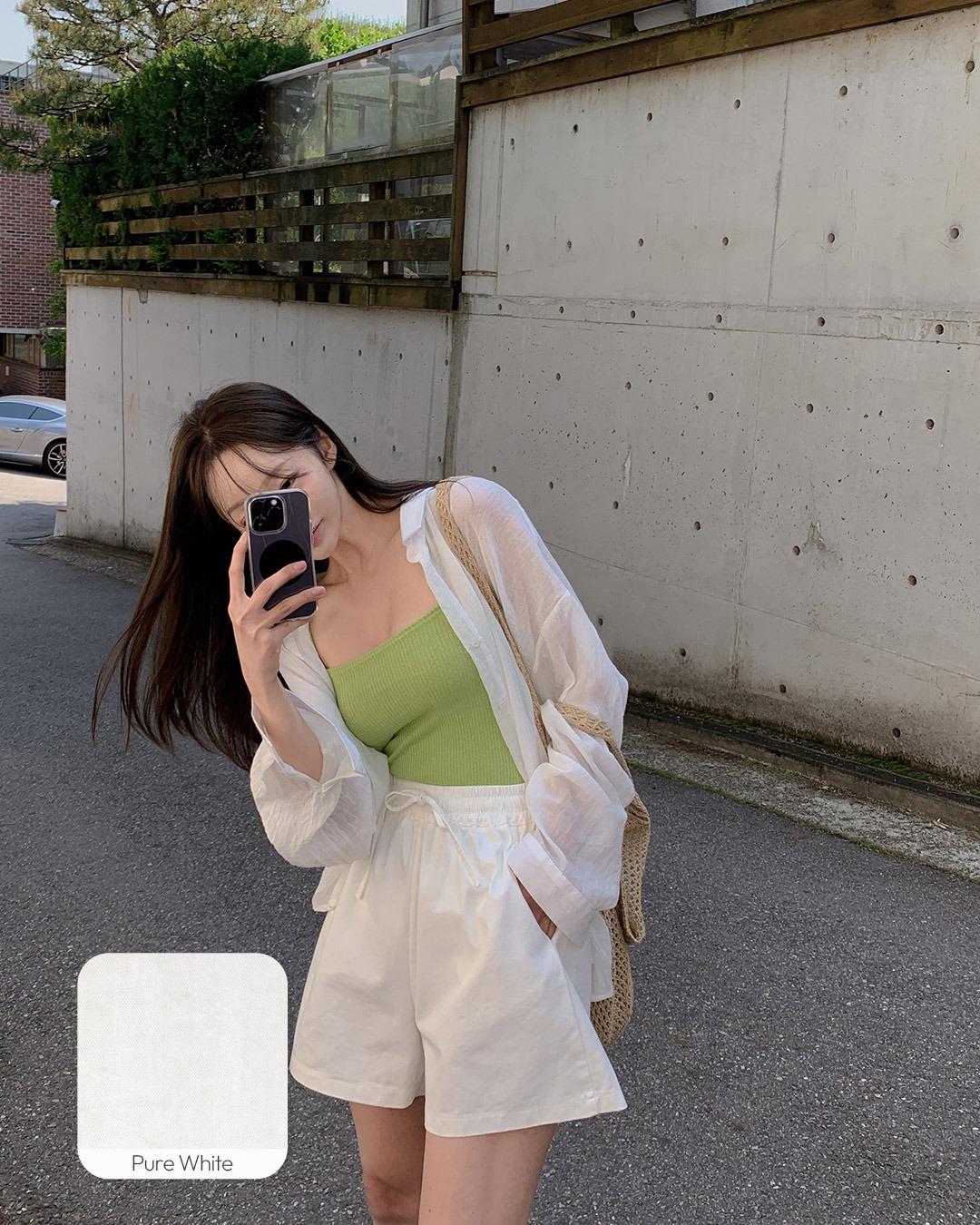 [살안타템/MADE]오른 썸머 루즈핏 셔츠(+NEW컬러)(자체제작 제작상품 셔츠 남방 루즈핏남방 루즈핏셔츠 휴양지룩 휴양지 여름휴가 오버핏 여리핏 시스루 여름셔츠 살안타템)