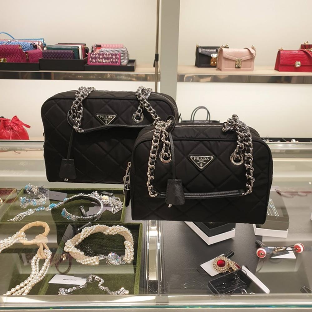 프라다 테수토 퀼팅 체인 숄더백 1BB072