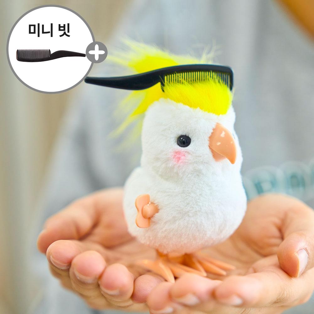 반려 앵무새 (+ 미니 빗 증정) 애완 키우기 귀여운 재밌는 생일 쓸데없는 신박한 선물