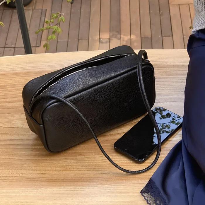 Square shoulder bag_3colors